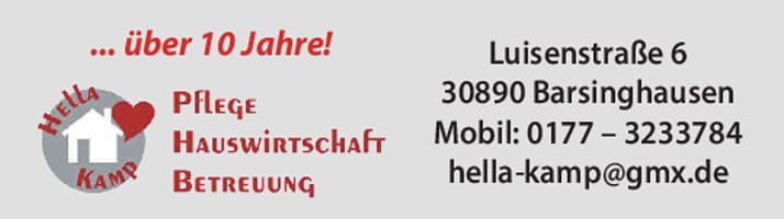 Kamp Hella – Pflege, Hauswirtschaft und Betreuung